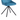 Sedia con Gambe in Metallo e Seduta in Tessuto Imbottito Colore Blu
