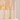 Set da 2 Candelieri in Alluminio Colore Rosa Chiaro e Beige