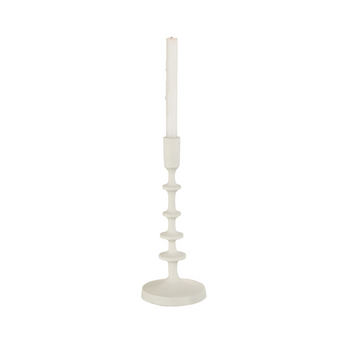 Candeliere 1 Fuoco Moderno Colore Bianco Opaco Large h 42,5 cm – Izy