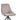 Sedia con Gambe in Metallo e Seduta in Tessuto Colore Grigio