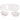 Servizio Piatti 12pz in ceramica Bone China - Luxury White Villa d'Este - Viron.it