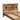 Letto 1 Piazza e Mezza in Legno Massello Colore Naturale Stile Industrial
