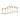 Portacandele T-light a Onda 7 Bracci in Metallo Colore Oro h 48 cm