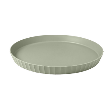 Vassoio Caffè Torta Antipasti in Polipropilene Ø 30 cm Colore Verde - Atena Blim