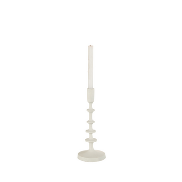 Candeliere 1 Fuoco Moderno Colore Bianco Small h 31,5 cm - Izy