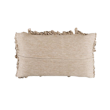 Cuscino Arredo Decorativo da Interno Rettangolare 35x60 cm Colore Beige Scuro - Tartufo