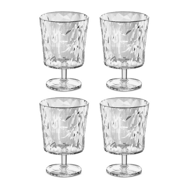 Set 4 Calici 250 ml Infrangibili Trasparenti - Club S Koziol
