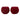 Set 2 Portacandele T-light in Vetro Effetto Velluto Colore Rosso Ø 10 cm