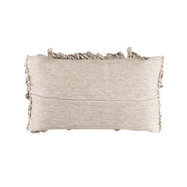 Cuscino Arredo Decorativo da Interno Rettangolare 35x60 cm Colore Beige
