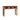 Consolle in Legno di Mango 3 Cassetti Stile Industrial Colore Naturale