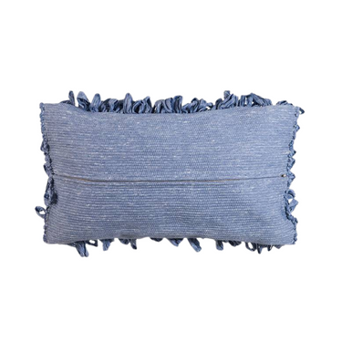 Cuscino Arredo Decorativo da Interno Rettangolare 35x60 cm Colore Azzurro - Tartufo