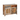 Madia in Legno Massello 2 Ante 2 Cassetti Colore Naturale Finiture Pastello Stile Rustico