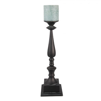 Candelabro Grigio Scuro - 15x15x50 cm - Viron.it