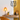 Lampada da Tavolo in Vetro Martellato Giallo h 28 cm - Oceane