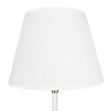 Lampada da tavolo Ø 18X44 CM colore Bianco e Argento - Viron.it