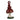 Decorazione Autunnale Fungo Magico Stile Country Colore Rosso h 17 cm