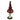 Decorazione Autunnale Fungo Magico Stile Country Colore Rosso h 17 cm