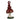 Decorazione Autunnale Fungo Magico Stile Country Colore Rosso h 17 cm