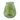 Vaso Basso Decorativo in Vetro Trasparente Colore Verde - Green
