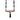 Altalena Boho con Corde in Cotone Nero e Seduta in Legno - Swing