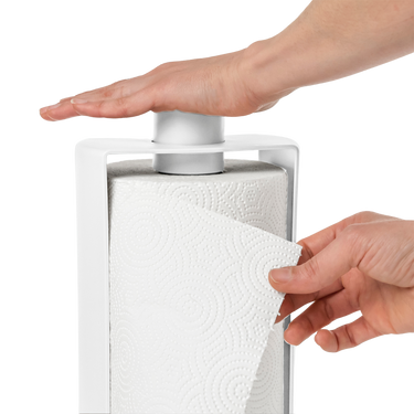 Portarotolo Push&Stop in Polipropilene Colore Bianco - Stop Blim