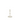 Candeliere 1 Fuoco Moderno Colore Bianco Small h 21,5 cm