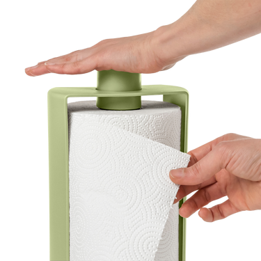 Portarotolo Push&Stop in Polipropilene Colore Verde - Stop Blim