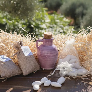Mini Oliera Anfora 95 ml in Ceramica e Sughero Masseria – Villa D’Este