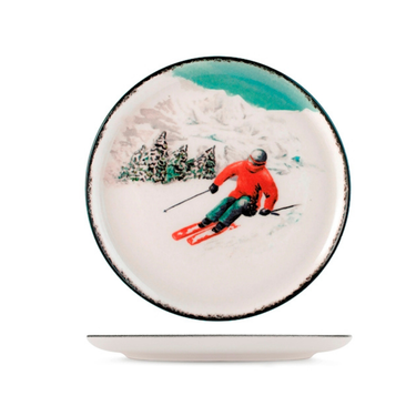 Servizio Piatti Natalizio Nordic 12 Pezzi Montagna - Winter Escape