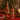 Albero Natale Statuetta Decorativa Natalizia Colore Rosso e Oro h 30 cm - Virón