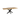 Tavolo Allungabile 100x120-200 cm in Legno di Mango Colore Naturale con Gambe in Ferro