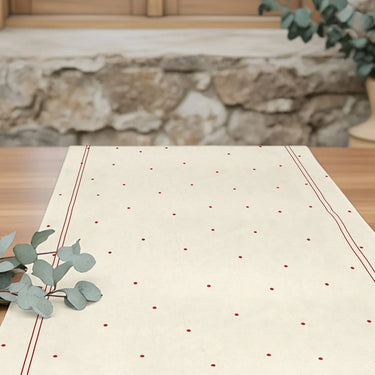 Runner di Natale Fantasia Bosco Fondo Beige 150x50 cm - Forest Fawn