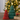 Candela Led Albero di Natale Stilizzato Colore Rosso h 13 cm