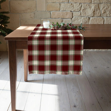 Runner di Natale Fantasia Scozzese Rosso 150x50 cm - Christmas Wish 13