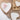 Set 3 Piatti da Antipasto Cuore in Legno e Melamina Colore Bianco
