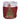 Cestino Portapane con Decorazione Albero di Natale colore Rosso Sweet Table - Villa D'este