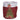 Cestino Portapane con Decorazione Albero di Natale colore Rosso Sweet Table - Villa D'este