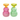 Set 2 Portacandele T-light e Candele Stilo in Vetro Colorato h 19,5 cm - Funlight