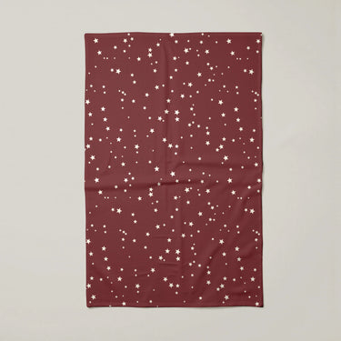 Set 2 Canovacci Natalizi da Cucina 44x60 cm Stelle Rosso - Merry Christmas