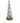 Albero di Natale con Stella e Pacchi Regalo Statuetta Decorativa colore Bianco e Oro h 39 cm - Viron.it