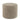 Pouf Sgabello Poggiapiedi in Velluto a Coste colore Grigio Ø 43 cm - Viron.it