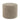 Pouf Sgabello Poggiapiedi in Velluto a Coste colore Grigio Ø 43 cm - Viron.it