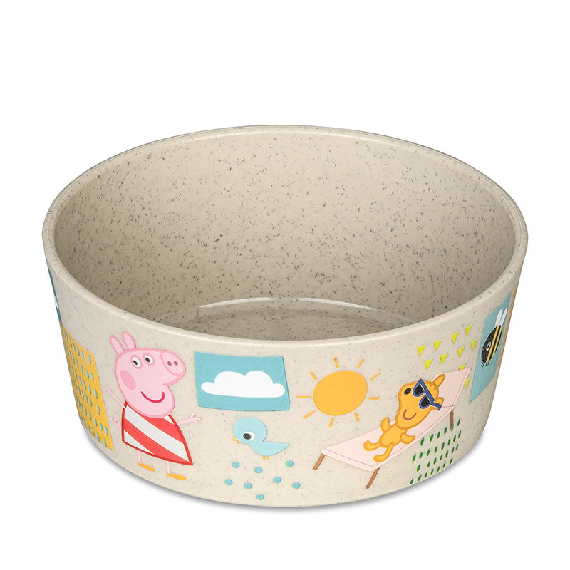 Set da 3 Stoviglie CONNECT PEPPA PIG  organic sand - Viron.it