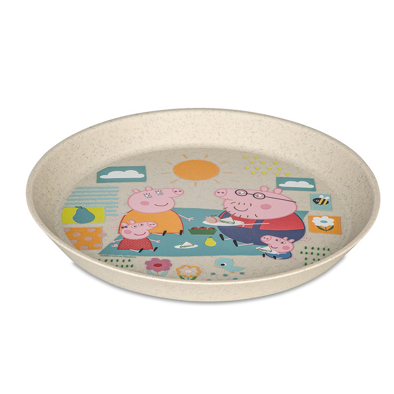 Set da 3 Stoviglie CONNECT PEPPA PIG  organic sand - Viron.it