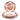 Set 18 Piatti in Stoneware Bianco e Rosa - Viron.it