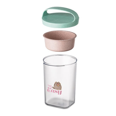 Contenitore per Snack 700ml BUDDY TAKE IT EASY organic turquoise - Viron.it