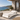 Chaise longue outdoor bianca dal design contemporaneo e minimalista