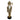 Statuetta Decorativa Natalizia Schiaccianoci con Perline colore Oro h 32 cm - Viron.it