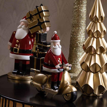 Statuetta Babbo Natale con Moto -  h 210 mm - Viron.it