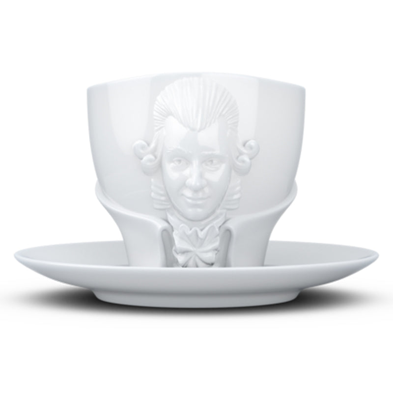 Tazza Caffè decorata a Mano Wolfgang Amadeus Mozart - Talent - Viron.it